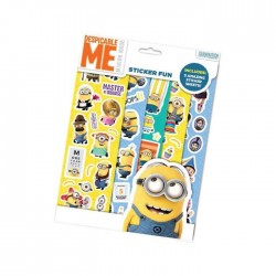 Set de 5 Feuilles de Stickers "Les Minions"