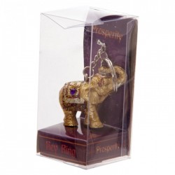 Porte-Clés Eléphant Porte-Bonheur "Prospérité"