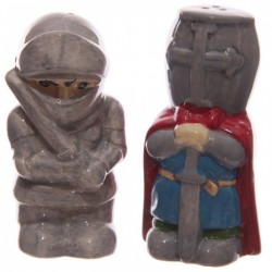 Lot Salière et Poivrière Chevaliers avec Epée