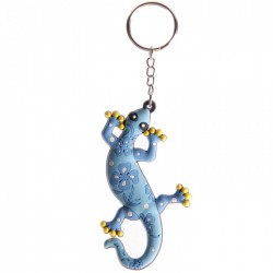 Porte-Clefs Lézard Bleu