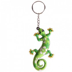 Porte-Clefs Lézard Vert