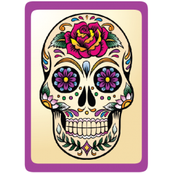 Sticker Cleaner Jour des Morts Rose