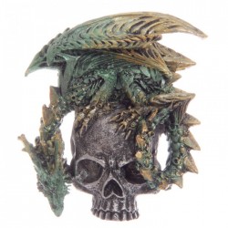 Magnet Dragon sur Crâne (Vert)