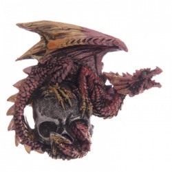 Magnet Dragon sur Crâne (Rouge)