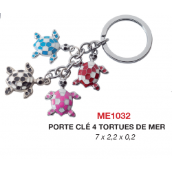 Porte-Clés 4 Tortue de Mer