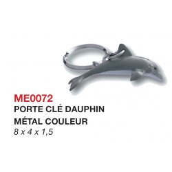 Porte-Clés Dauphin Métal