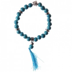 Bracelet Mala Bouddha Turquoise