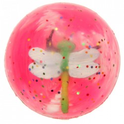 Balle Rebondissante 3D Libellule 1 (Rose)