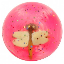 Balle Rebondissante 3D Libellule 2 (Rose)