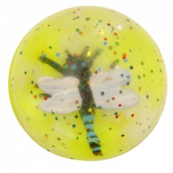 Balle Rebondissante 3D Libellule 1 (Jaune)
