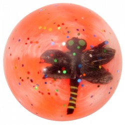 Balle Rebondissante 3D Libellule 1 (Orange)