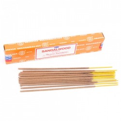 12 Bâtons Encens Satya Nag Champa Sandalwood, Orange