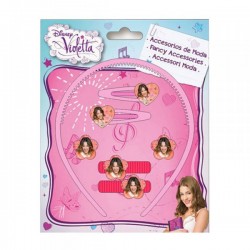 Set Accessoires Cheveux "Violetta" 7 pièces