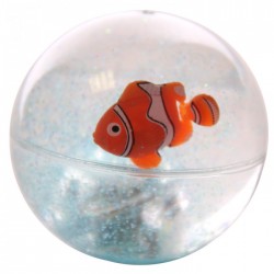Balle Rebondissante Lumineuse Poisson Clown (Bleu)