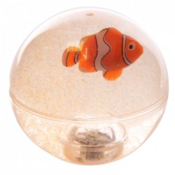 Balle Rebondissante Lumineuse Poisson Clown (Orange)
