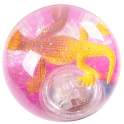 Balle Rebondissante Lumineuse Lézard (Rose)