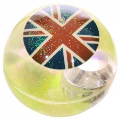 Balle Rebondissante Lumineuse Drapeau Anglais (Jaune)