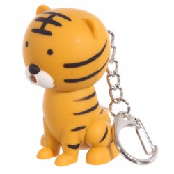 Porte-Clés Lumineux et Sonore Tigre