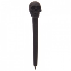 Stylo Crâne Noir