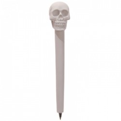 Stylo Crâne Blanc