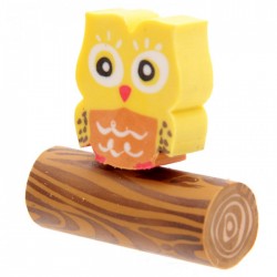 Gomme Hibou (Jaune)