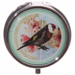 Boîte à cachets Oiseaux (Bleu)