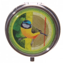 Boîte à cachets Oiseaux (Vert)