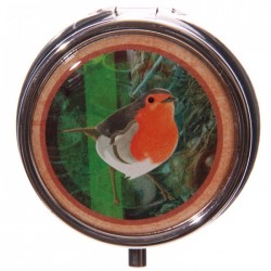Boîte à cachets Oiseaux (Orange)