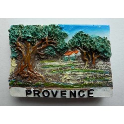 Magnet Résine Provence Olivier