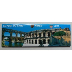 Magnet Panoramique Pont du Gard / Nîmes / Uzès