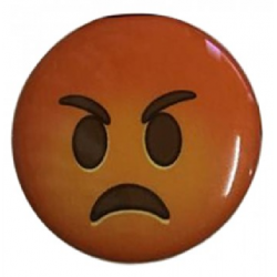 Miroir Smiley en Colère
