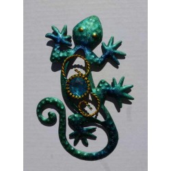 Magnet Lézard en Métal Turquoise 03