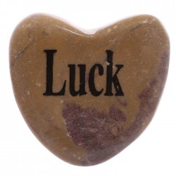 Magnet Coeur en Pierre CHANCE - LUCK