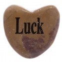 Magnet Coeur en Pierre CHANCE - LUCK