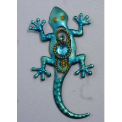 Magnet Lézard en Métal Turquoise 02
