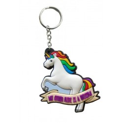 Porte-Clés Licorne Arc en Ciel