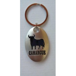 Porte-Clés Galet Taureau Camargue