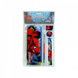 Set Papeterie 4 pièces + Trousse "Spiderman"