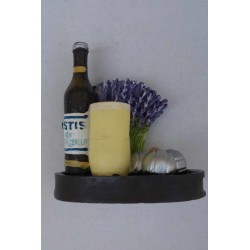 Magnet Résine Lavande/Pastis/Pétanque