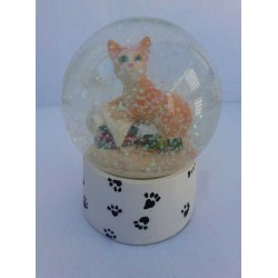 Boule de Neige Chat E