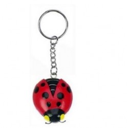 Porte-Clés Coccinelle en Bois 