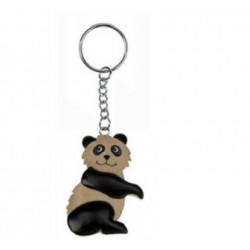 Porte-Clés Panda en Bois 