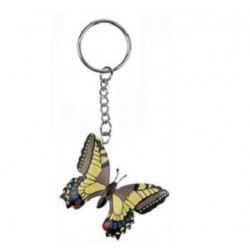 Porte-Clés Papillon en Bois 