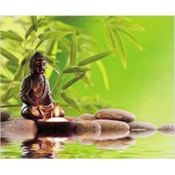 Tapis de Souris Bouddha Bambou