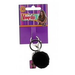 Porte-Clés + Pompon Noir Chica Vampiro 1