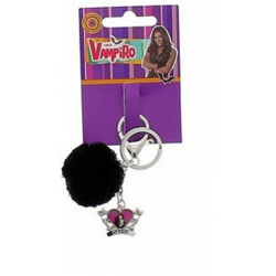 Porte-Clés + Pompon Noir Chica Vampiro 2