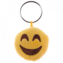 Porte-clés Moelleux Smiley Sourire avec Son 