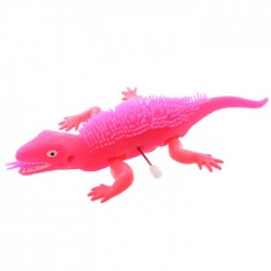 Lézard mou à mécanisme Rose