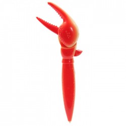 Stylo Pince de Crabe Rouge