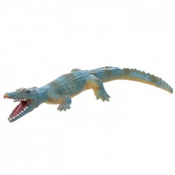 Jouet Crocodile Bleu Compressible